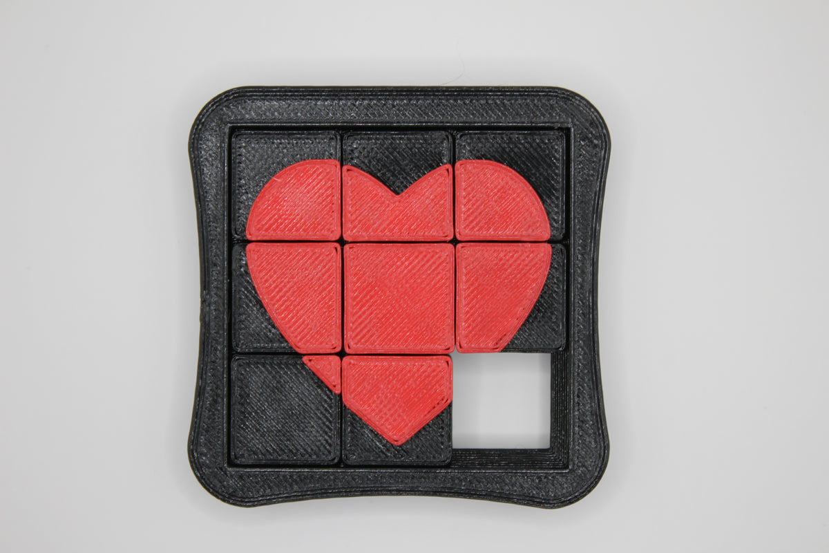 Heart Sliding Puzzle