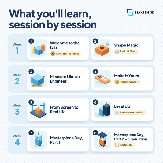 TinkerCAD Master Makers: Live Cohort Course